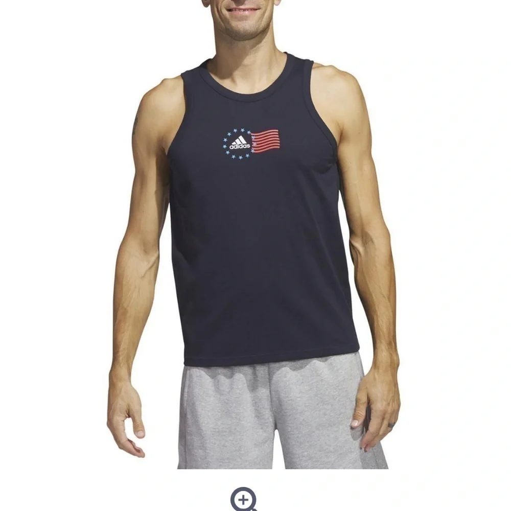NWT Adidas American Flag Graphic Tank-Size Small/Men’s, shirt